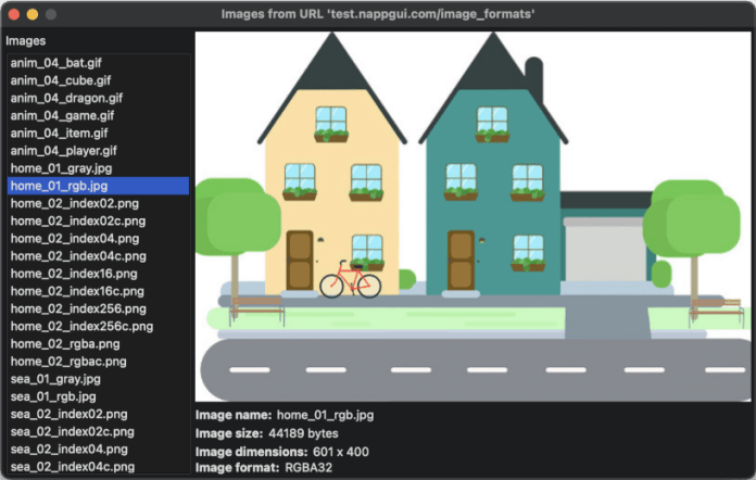 Capture an image viewer in macOS version.